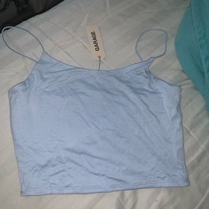 Light blue cropped cami
